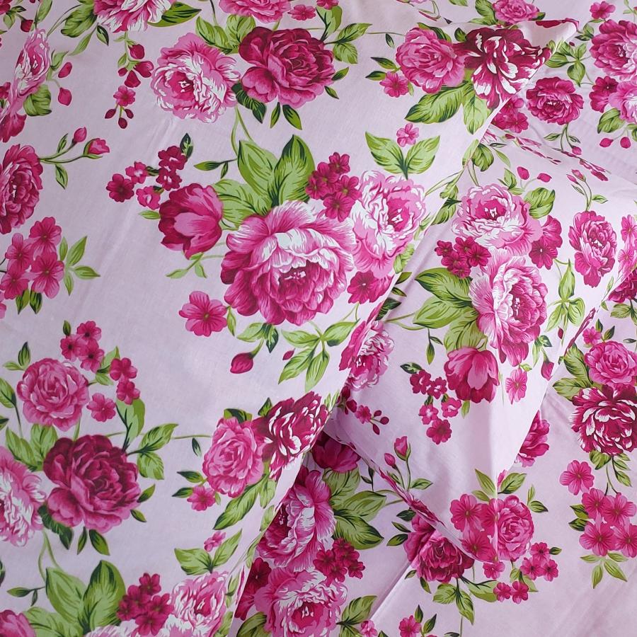 Floral Pink Bedsheet Set