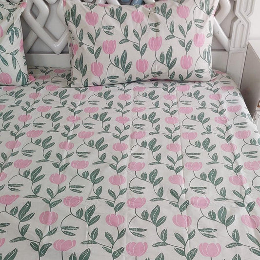 Flora Fusion Bedsheet Set