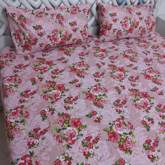 Cardinal Blossom Bedsheet Set