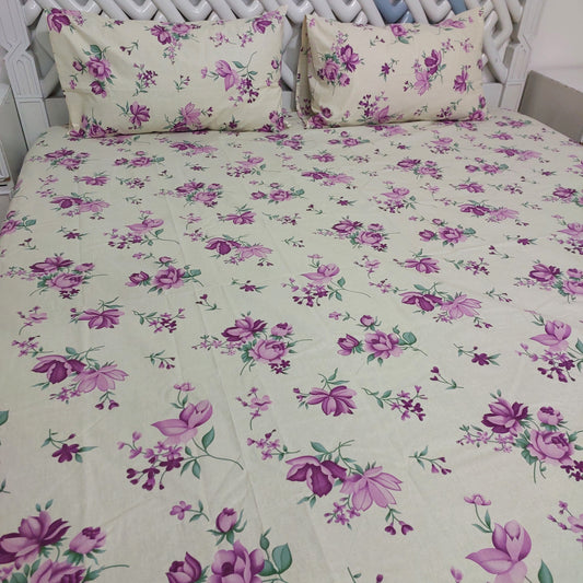 Frosted Flora Bedsheet Set