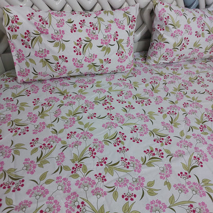 Pomegranate Flora Bedsheet Set