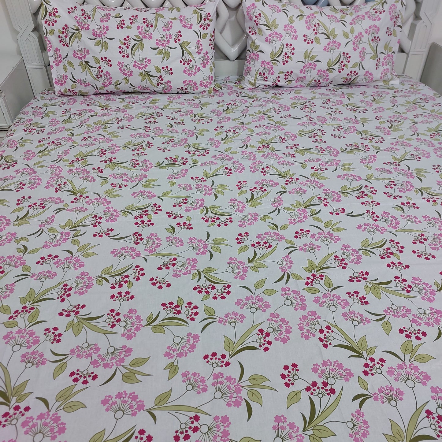 Pomegranate Flora Bedsheet Set