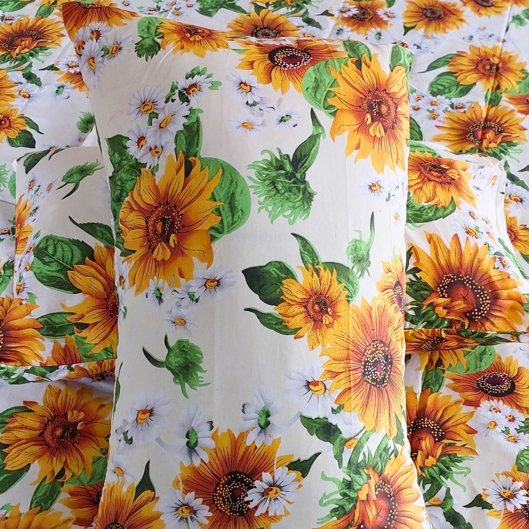 Crème Florale Bedsheet Set