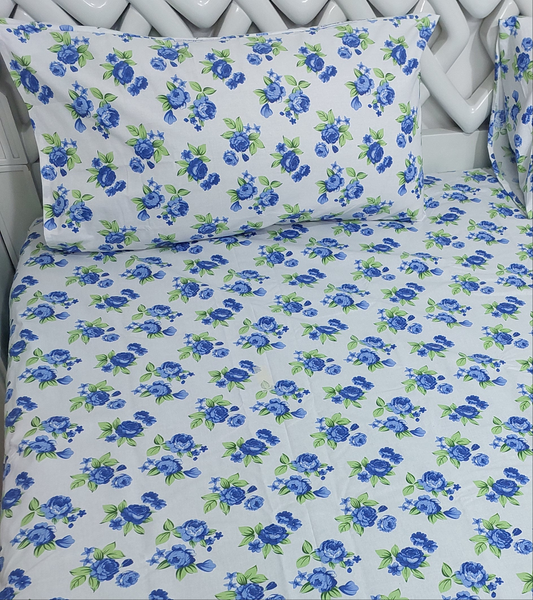 Gentle Bloom Bedsheet set Pillow Cover