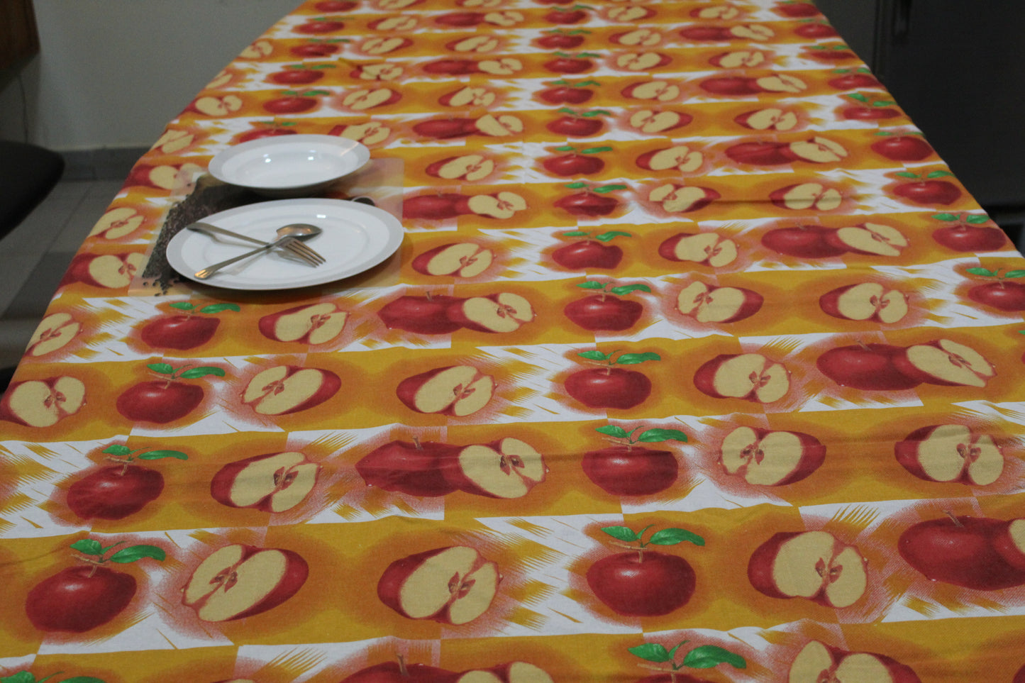 Red Orchard Table Cover