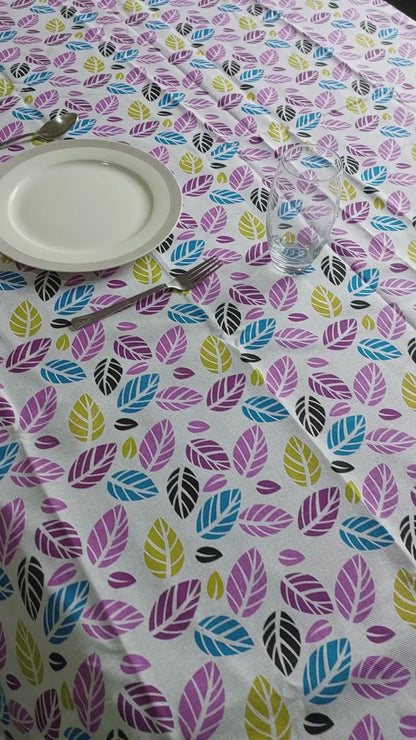 Vibrant Leaf Table Cover