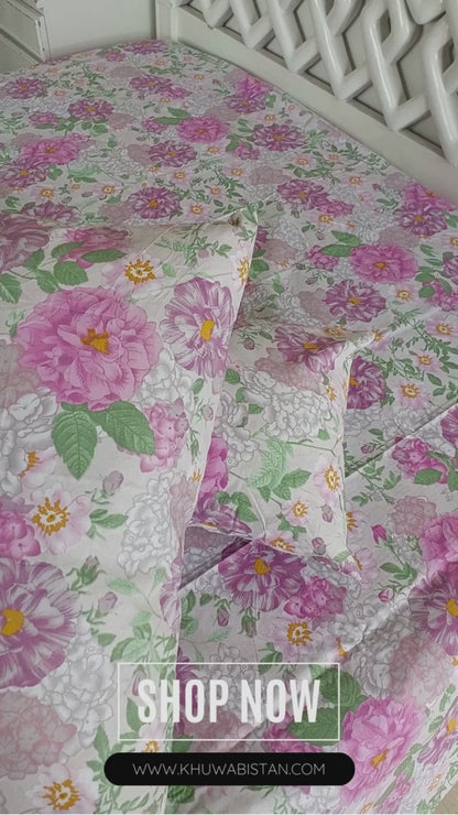 Floral Fantasy Bedsheet Set