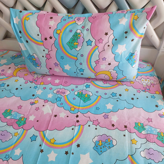 Rainbow dreams Kids bedsheet set